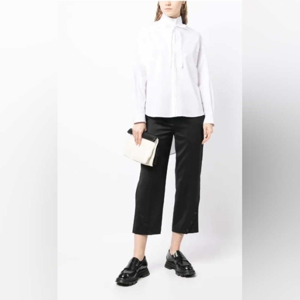 Isabel benenato white suit shirt